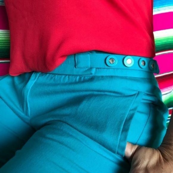 Versace Collection Logo Snap Trousers Italy